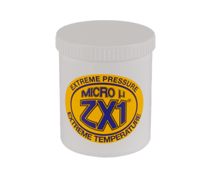 Our Micro µ ZX1 SUPERGREASE is a Lithium Complex Grease blended with a measured amount of our EXTRALUBE ZX1 MICRO OIL METAL TREATMENT. 