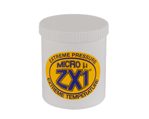 Our Micro µ ZX1 SUPERGREASE is a Lithium Complex Grease blended with a measured amount of our EXTRALUBE ZX1 MICRO OIL METAL TREATMENT.