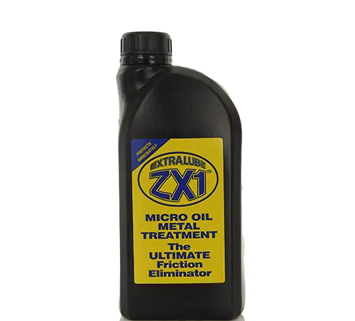 Team ZX1 Extralube 1L Micro Oil Metal Treatment – high-performance friction eliminator for cars, bikes, and machinery engines.