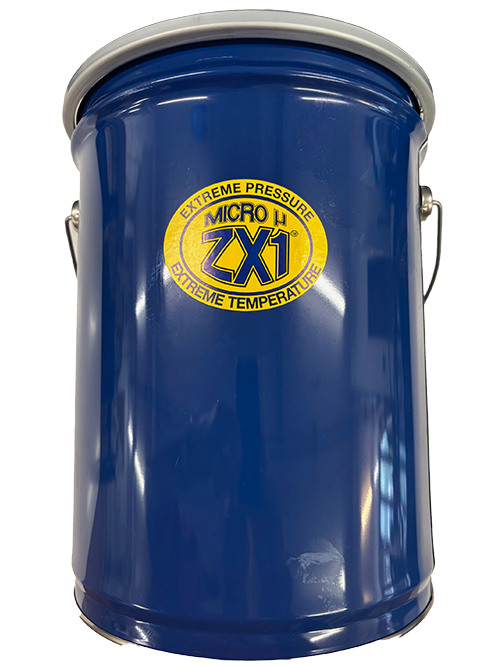 Team ZX1 Micro-µ Supergrease 12.5kg bucket – high-load grease for extreme pressure and temperature industrial applications.