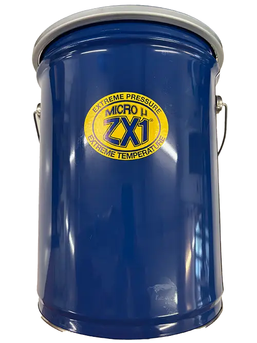 Team ZX1 Micro-µ Supergrease 12.5kg bucket – high-load grease for extreme pressure and temperature industrial applications.