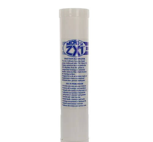 Team ZX1 Micro-µ Grease 400g cartridge – high-performance grease for extreme pressure and temperature in standard grease guns.